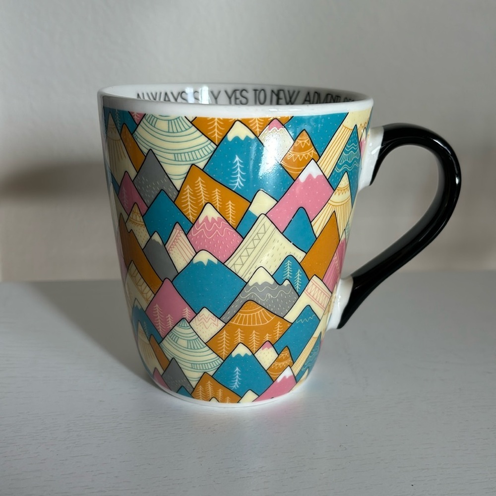 Mountains Adventure hazel & co Coffee Mug Cup Always Say Yes To New Adventures